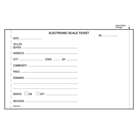 Electronic Scale Tickets