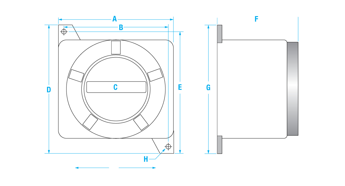 EL232-XPCD-Explosion-Proof-Remote-Serial-Display