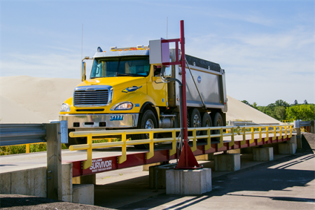 Truck Scale, Weighbridge, RICE LAKE SURVIVOR® OTR Concrete Deck Truck Scale, Truck Scales