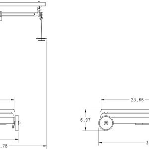 RL1200 EM Electromechanical Portable Beam Scale