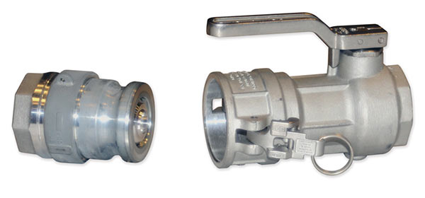 A cam and groove coupling.