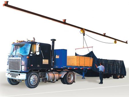 Flatbed Operations Overhead Tarping.