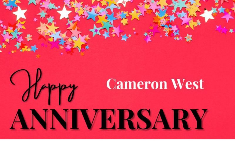 Happy work anniversary, Cameron West!! From Weigh-Tech