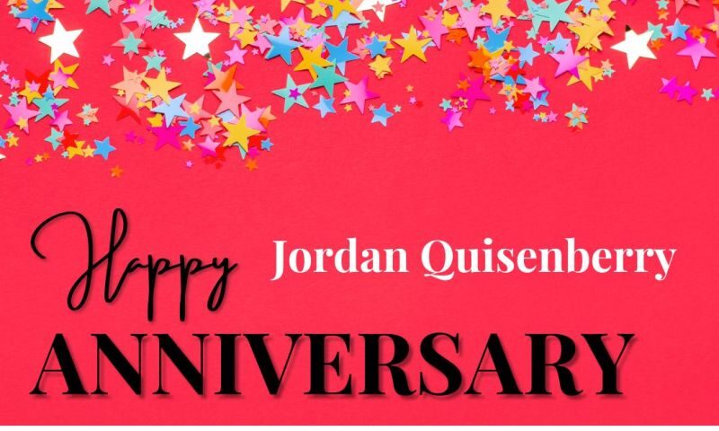 Happy Work Anniversary, Jordan Quisenberry!! From Weigh-Tech.